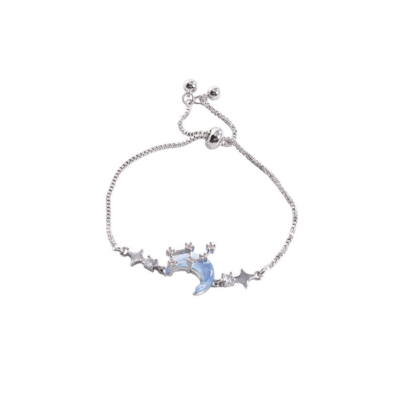 Adjustable Moon Star Bracelet Women's Fashion Jewelry